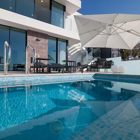 Вилла A With Priv, Heated Pool, Ocean View The View Tenerife