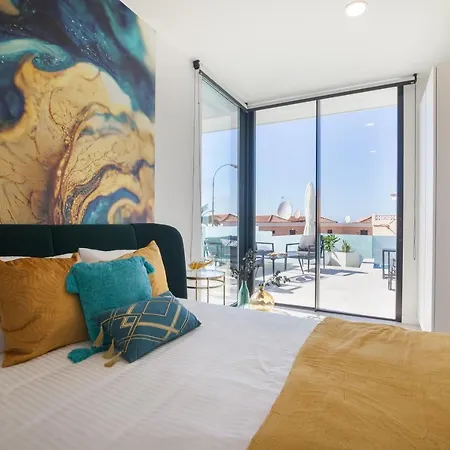 A With Priv, Heated Pool, Ocean View The View Tenerife * Адехе