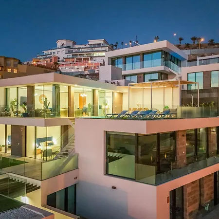 Vila Villa A With Priv, Heated Pool, Ocean View The View Tenerife Costa Adeje (Tenerife)