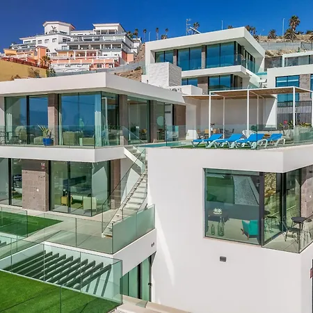Vila 200m New A With Private, Heated Pool And Amazing Ocean View Costa Adeje (Tenerife)